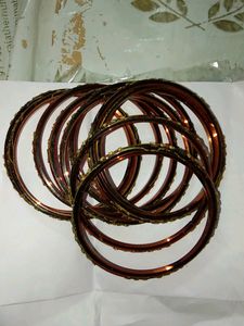 A dozen Of Bangles Brown Color #crafts