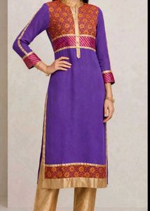 Elegant Embroidered Kurti