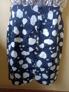 Front Slit Bodycon Skirt
