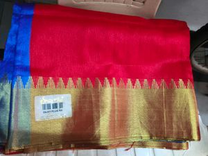 Vibrant Striped Saree
