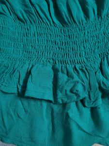 Teal Bell Sleeve Top size S- M