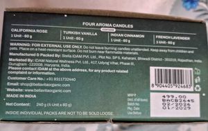 Bellavita Four Aroma Candles Set