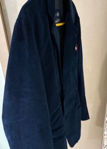 Men's Navy Corduroy Blazer