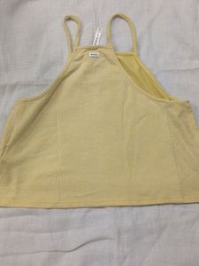 Yellow Halter Neck Top