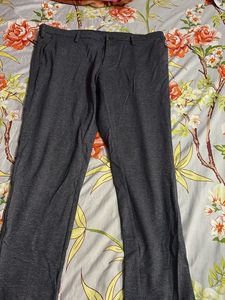 Men's Grey Casual Pants