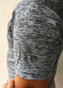 Men's Grey black Marl T-Shirt