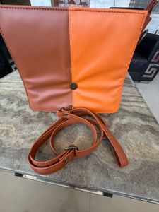 Colorblock Foldover Shoulder Bag