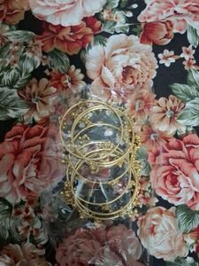 Gold Tone Ethnic Bangles Set