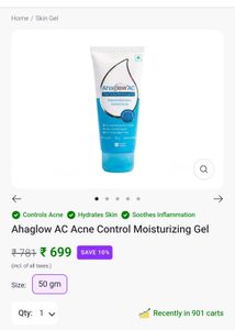 Ahaglow AC Acne Control Moisturizing Gel