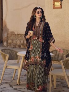 Elegant Kaftan Kurta with Palazzo Pants