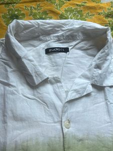 Zudio Men's Short Sleeve Ombre Shirt