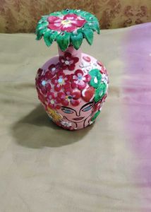 Decorative Hand-Painted Flower Vase