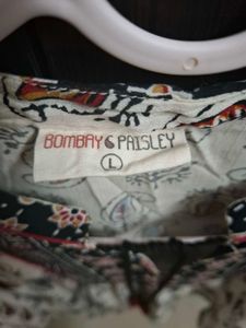 Bombay Paisley by Westside White Cotton Top