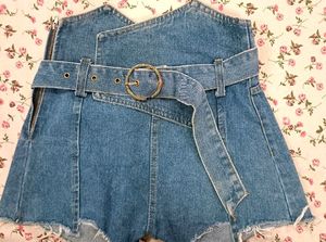 Korean Denim Skorts