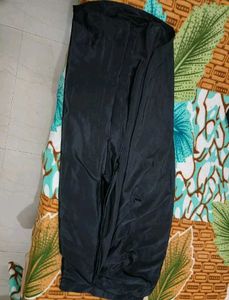 Elegant Black drap dress with Cape Style Jacket