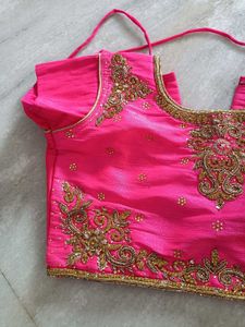 Vibrant Ethnic Lehenga Choli Set 2 blouses