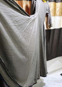 Elegant Grey Ethnic Gown full length