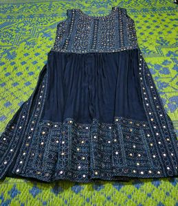 Mirror work 2 piece dress set