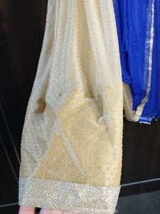 stitched western saaree with blouse
