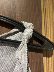 Grey Ribbed Tank Top