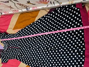 Beautiful Dotted Anarkali Kurti