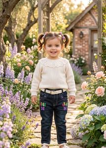 Adorable Girls  Jeans Set