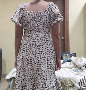 Code by Lifestyle Boho Maxi Dress with Puff Sleeve