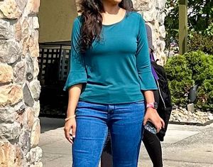 Code Classic Solid Bell sleeves top