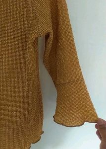 Gold Textured Top