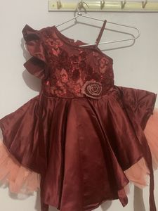 party wear baby frock
