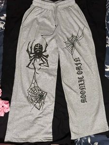 Spider Web Graphic Sweatpants