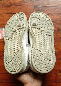 Stylish White &amp; Grey Sneakers