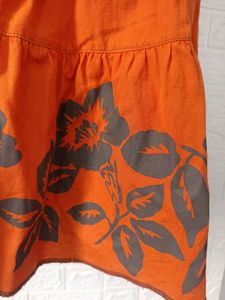 Orange Hipster Skirt