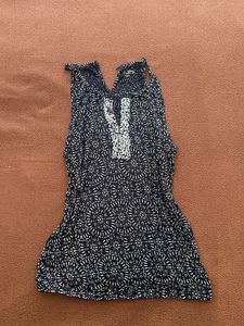 Y2K Sequin Black Top