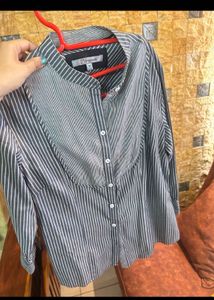 Purple Embroidered Kurta and Annabelle shirt
