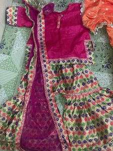 kids / girls gharara kurta dupatta set