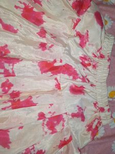 Stylish Pink &amp; White Dhoti Pants
