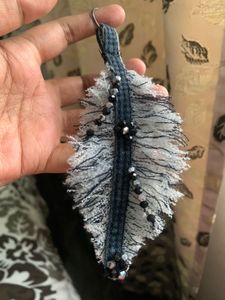 price drop 🩸💧Bo-ho chic leaf shaped keychain