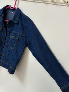 Denim Open Jacket