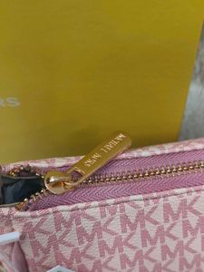 Michael Kors Pink Logo Shoulder Bag