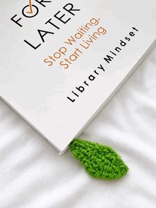 Handmade Crochet Flower Bookmark