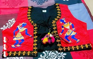 Embroidered Ethnic Sleeveless Jacket