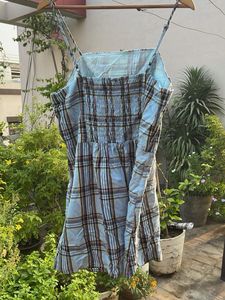Plaid Spaghetti Strap Dress