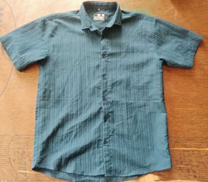 Men's Short Sleeve Striped Shirt
