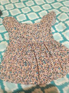 Cute Floral Print Top