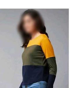 Colorblock Long Sleeve Top