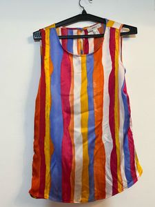 Forever 21 Vibrant Striped Sleeveless Top