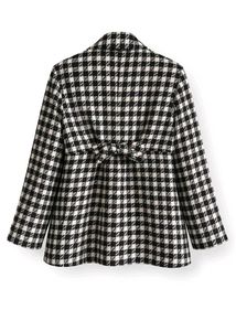 Chic Houndstooth Blazer