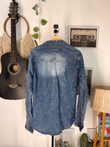 buckaroo Distressed Denim Western Shirt