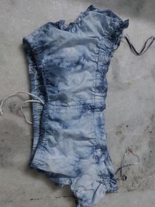 Blue Tie-die Top